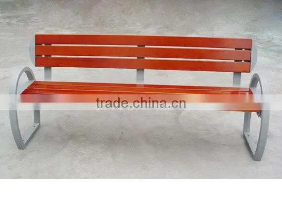 Cast Aluminum Legs Wooden Park Benches photo-3