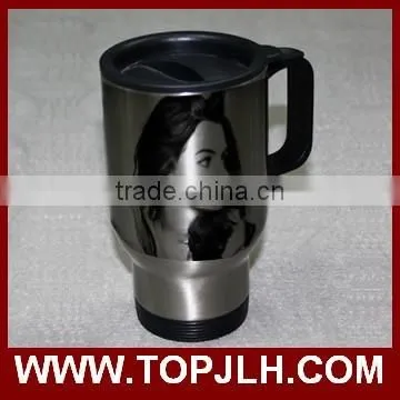 Sublimation Custom Photo Printing Auto Car Metal Travel Cups photo-4