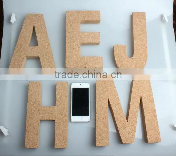 Natural Cork Letter "H" OEM photo-3