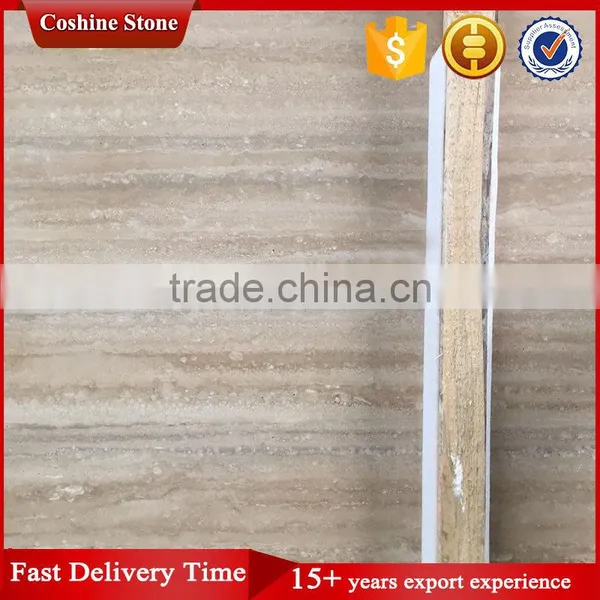 Polished Beige Stone Italian Travertine Marble Tiles and Slabs photo-6