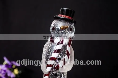PVC Big Transparent and Black Hat of Snowman for Table Decoration photo-2
