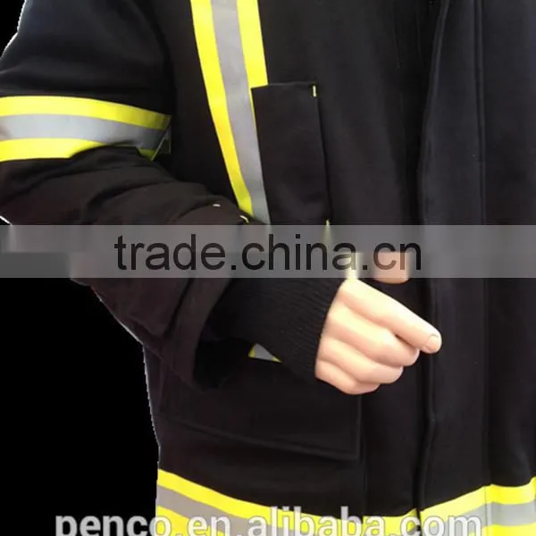 Fire Retardant Fireman Security 3m Reflective Safety Breathable Breathable Suit photo-3
