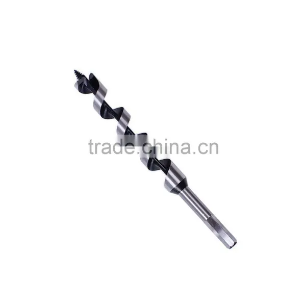 High Carbon Steel SDS Auger Drill Bit Brad Point Drilling Hex Shank Spiral Wood Drills With Thread Tip photo-5