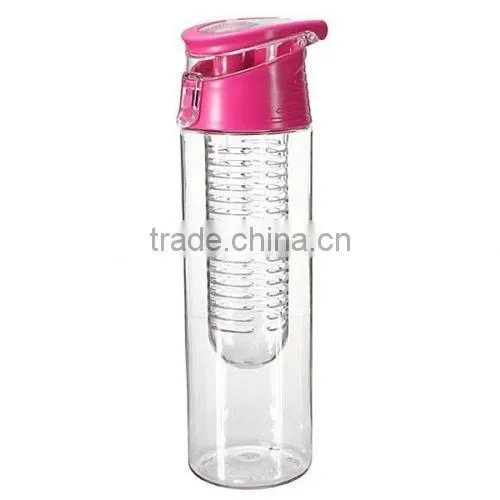700mLCapacity Sports Healthy Fruit Juice Infuser Infusing Water Bottle Flip Lid photo-3