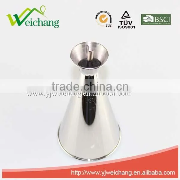 WCL02 Good Quality Classical Stainless Steel Oil Pot/ Bottle /can With Handle photo-2
