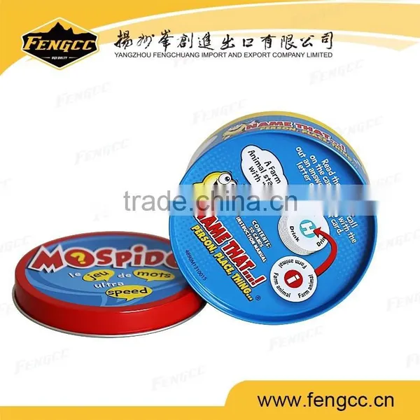Promotion Customized Size Round Small Metal Tin Box for Candy and Cookies photo-2