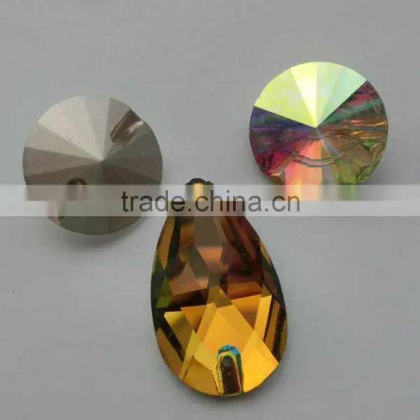 Crystal Button for Sofa Shoe Upholstery Decorative Glass Crystal Button photo-3