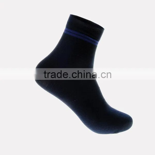 Men Black Business Cotton Socks Without Print photo-2