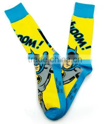 Men's Fashion Beautiful Socks With Superman photo-2
