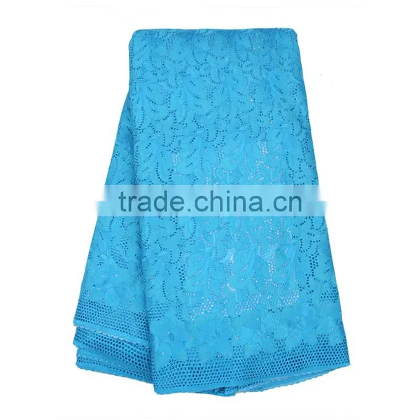 2017 Wholesale Guangzhou African Lace Embroidery Fabric For Dress photo-4