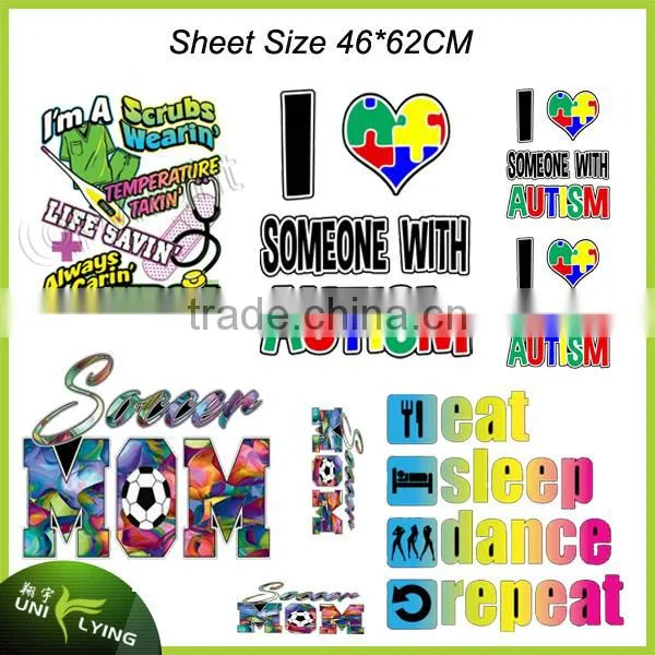 Factory Direct Custom Logo Heat Transfer Stickers For Clothing photo-2