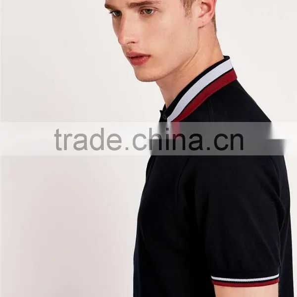 Men's Slim Fit Colorful Collar Fashion Polo Shirt,polo Shirt Different Colors photo-4