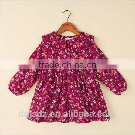 Winter Kids Frozen Dress Modern Dress for Cute Girls Small Floral Skirt photo-3