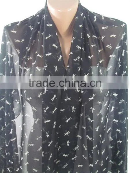 Dragonfly Scarf Black Scarf Shawl Infinity Scarf Animal Scarf Winter Women Fashion Accessories Valentine Gift For Her Girlfriend photo-4