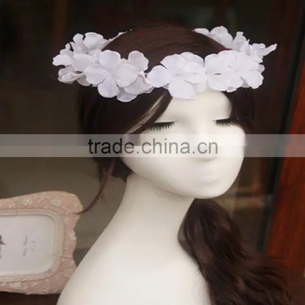 Fancy White Flower Export Bridal Headpieces Atifical Flower photo-2