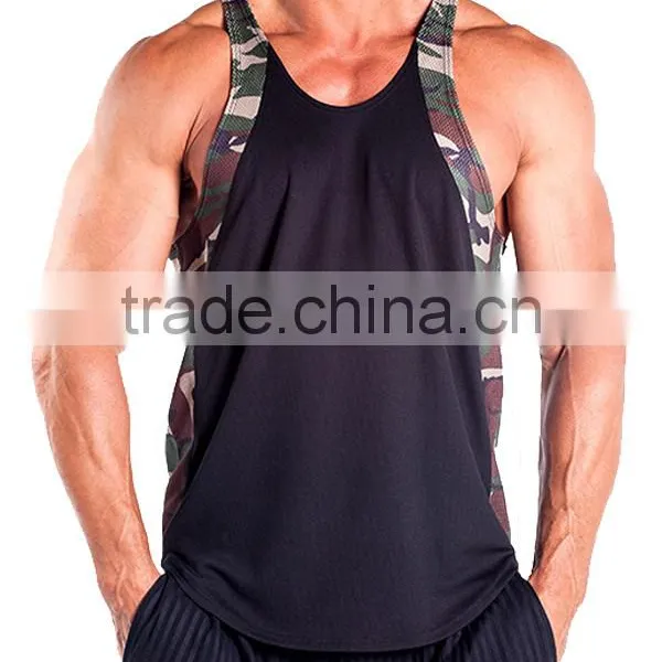 Hot Sale Mens Gym Wear Training Wear Fitness Singlet Body Building Tank Top photo-4
