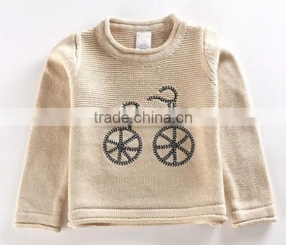 Bicycle Baby Boy Sweater Design Pullover Children Sweater photo-3
