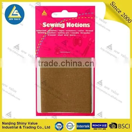 2016 Hot Selling Apricot Square Corner Clothing Patches 2-pack photo-5