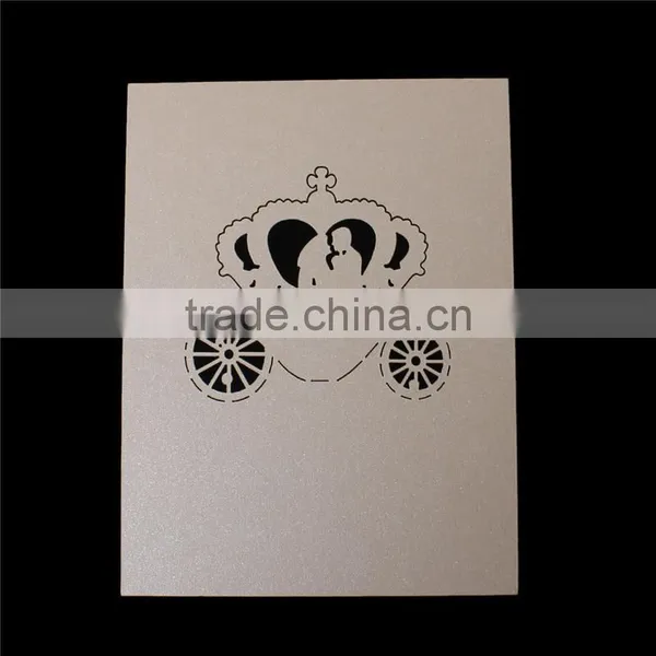 Paper Wedding Party Name Place Card Crown Pink Orange photo-2