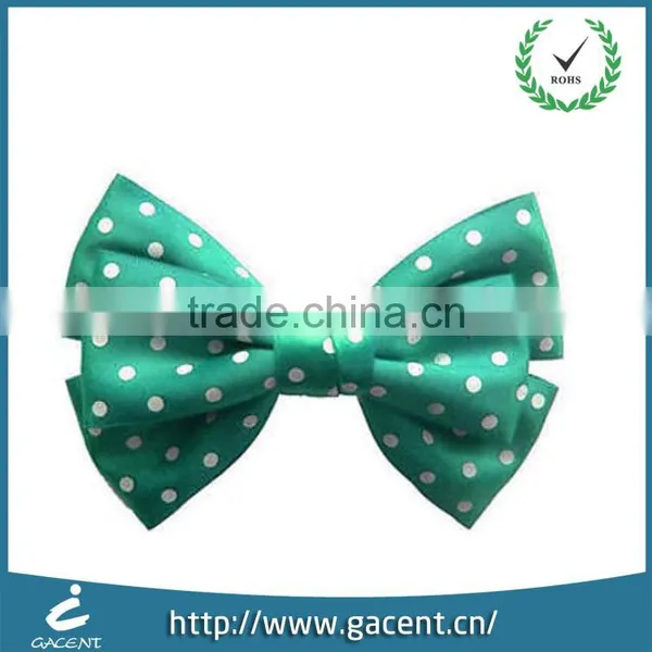 Handmade Popular Satin Smooth Ribbon Bows With Elastic Loop photo-5