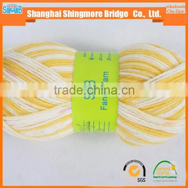 China Yarn Supplier Cheap Wholesale High Quality Double Acrylic Yarn 100% With 50 Gram for Hand Knitting photo-3