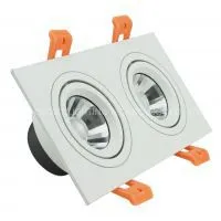 New High Lumen, High CRI COB Integrated Grille Light 2*6W