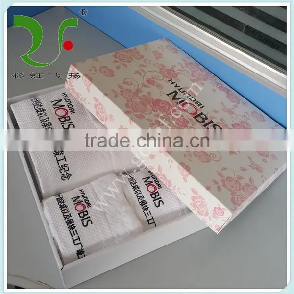 100% Cotton Customized Embroidery Logo Gift Towel photo-2