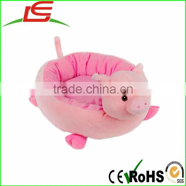 Collapsible Indoor Sofa Warm House Nest Tortoise Pig Shaped Pet Dog Bed photo-2