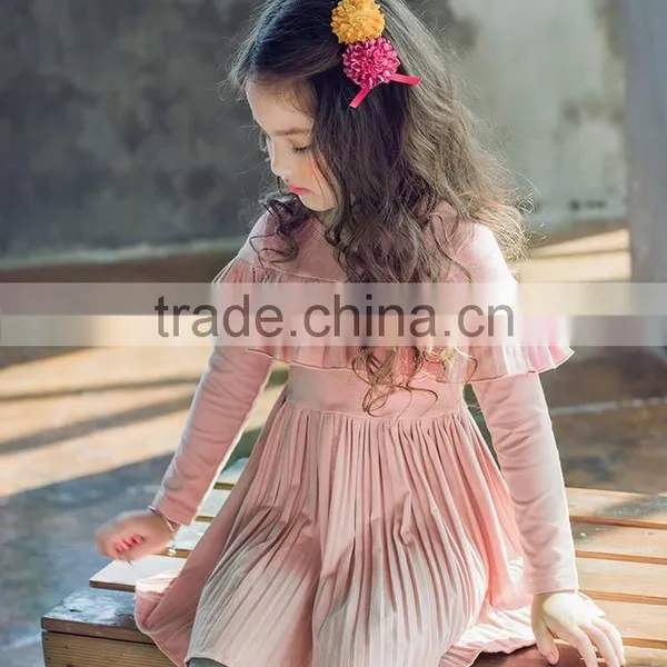 Lovelybabies Kids Fashion Dresses Pictures Fashion Ruffle Icing Modern Dresses for Girls photo-4