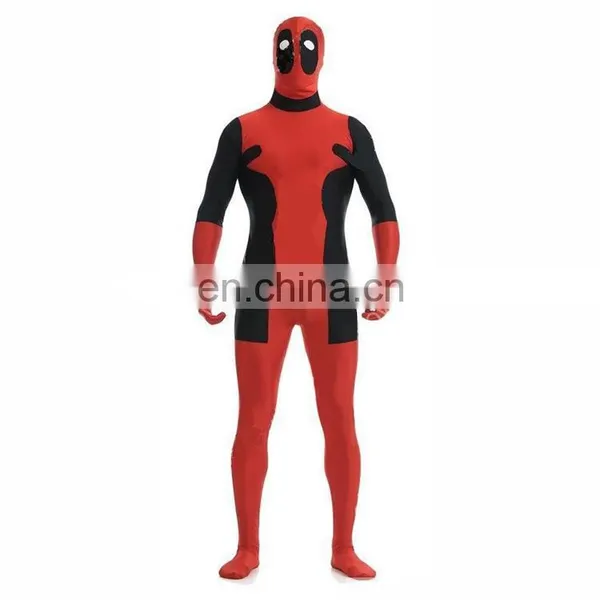 Unisex Jumpsuit Spandex Cosplay Deadpool Costume photo-3