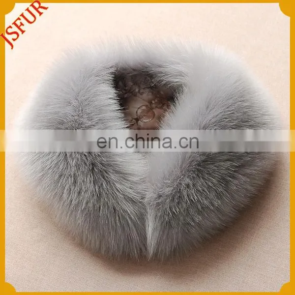Customized Colour Warm Winter Genuine Fox Fur Fashionable Collar photo-2