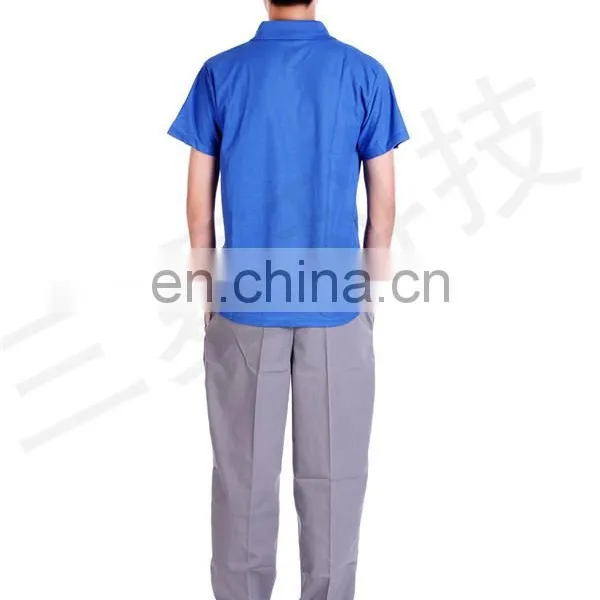 Work Industrial Uniform/Cheap Work Uniform Breathable Polo Shirts for Mens Slim Fit photo-4