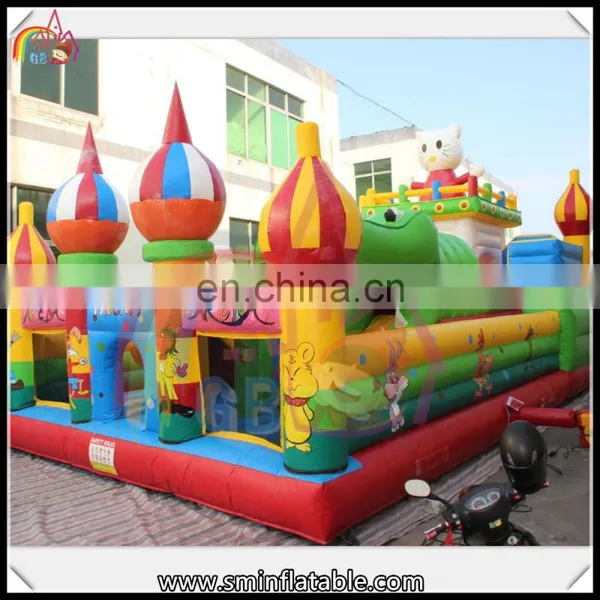 Entertainment Venues Inflatable Playground , Giant Inflatable Playgrounds , Inflatable Playground on Sale