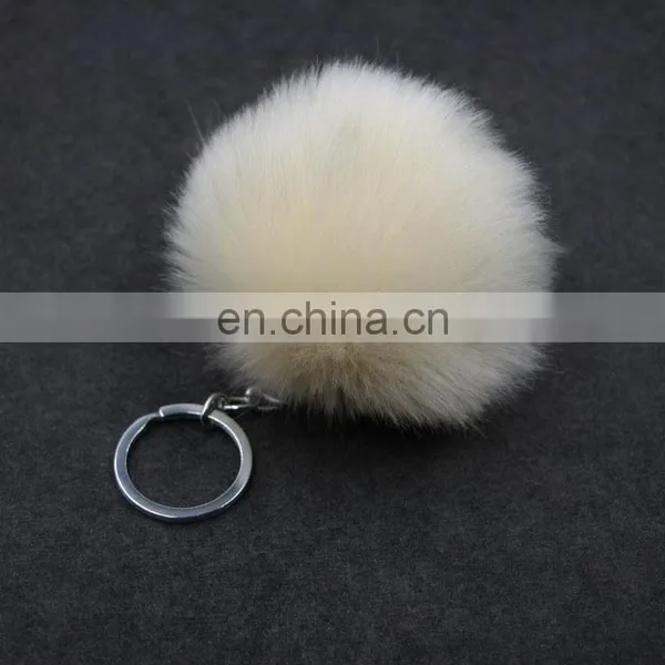 Fashion Keyring Pompom Charm Ball Car Key Chain Bag Pendant photo-3