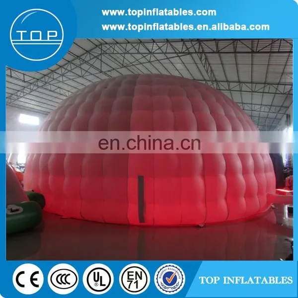 Party Used Inflatable White Dome Tent With Led Lighting for Sale photo-4