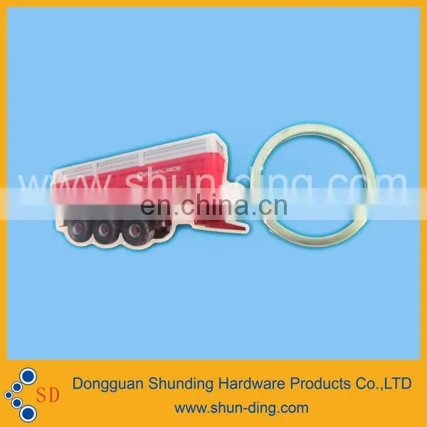 Lowe Price Metal Offset Printing Truck Keyrings