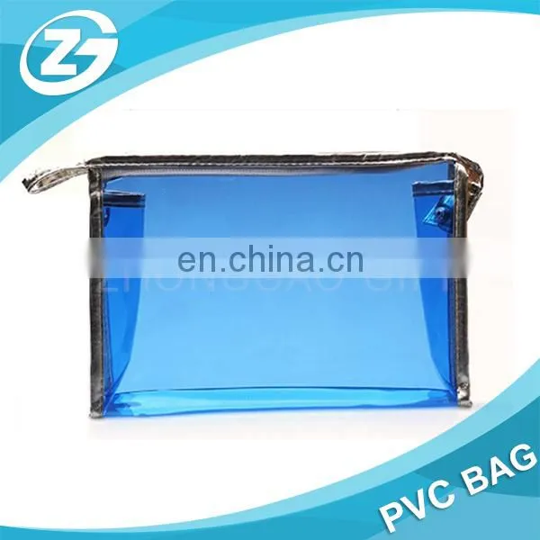 High Quality Zipper Top Transparent Waterproof PVC ECO Cosmetic Bag photo-4
