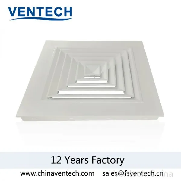 Aluminum Square Supply Ceiling Vent Hvac Ventilation photo-4