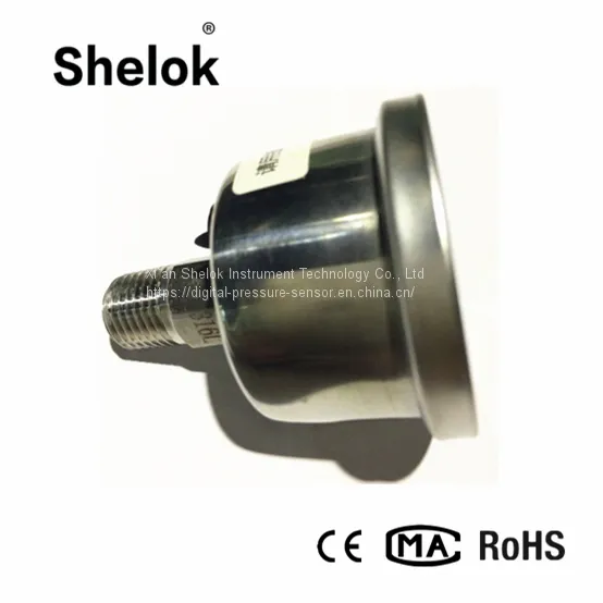 Spiral Tube 40mm Oil Back Connection Pressure Gauge Mpa kg Psi photo-3