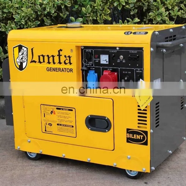 Three Phase 220V 380V 7.5kva Portable Silent Electric Diesel Generator photo-3