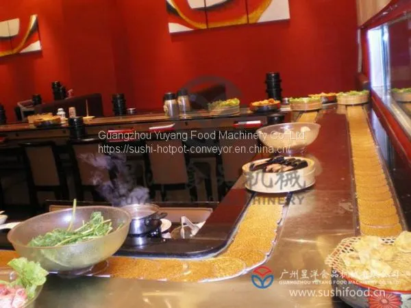 Humanization & Fashion For Hot Pot Conveyor Belt System