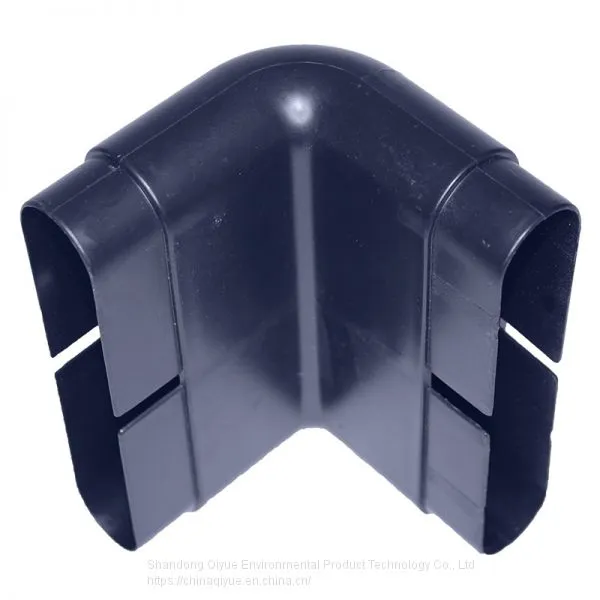 ABS Plastic Wall Mounted Air Vent Pipe 45 Degree Elbow Duct photo-2