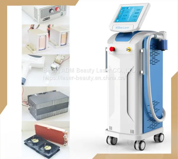 High Speed 1-10Hz Frequency 808nm Diode Laser Hair Removal Machine For Leg Rehabilitation Laser Beauty Machine With Three Wavelenght 808 755 1064nm photo-2