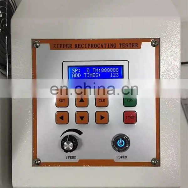 Zipper Reciprocating Pull Strength Test Machine, Zipper Test Equipment photo-7