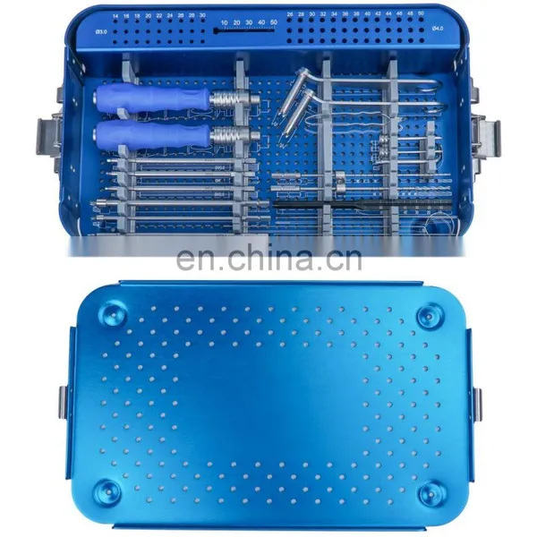 Competitive Price Bone Surgery 6.5mm Cannulated Screw Instrument Set Trauma Plates Implants Orthopedic Surgical Instruments photo-6