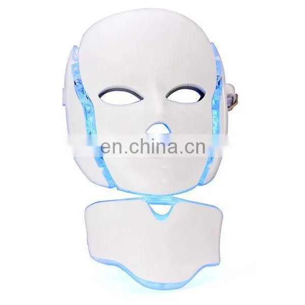 2021 New Facial Beauty Therapy 7 Colors Mask Led Neck Face Mask Led Mask photo-2