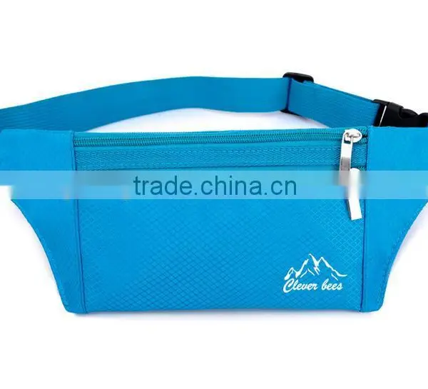 Outdoor Climbing Cycling Camping Travel Waterproof Polyester Ultra-thin Waist Pack Mobile Phone Bag Runner Belt photo-2