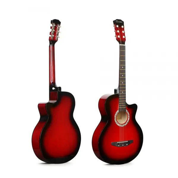 Cowboy38C Acoustic Guitar 38 Inch Factory Guitar Cheap Price for Guitar Beginners photo-3