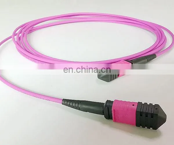 OM4 100G MPO MTP Fiber Optic Patch Cord 8/12 Fibers photo-2