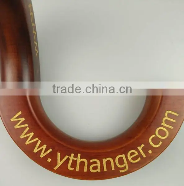 CY-0003 New Products Custom Logo Wood Scarf Hanger Jeans Hanger photo-2
